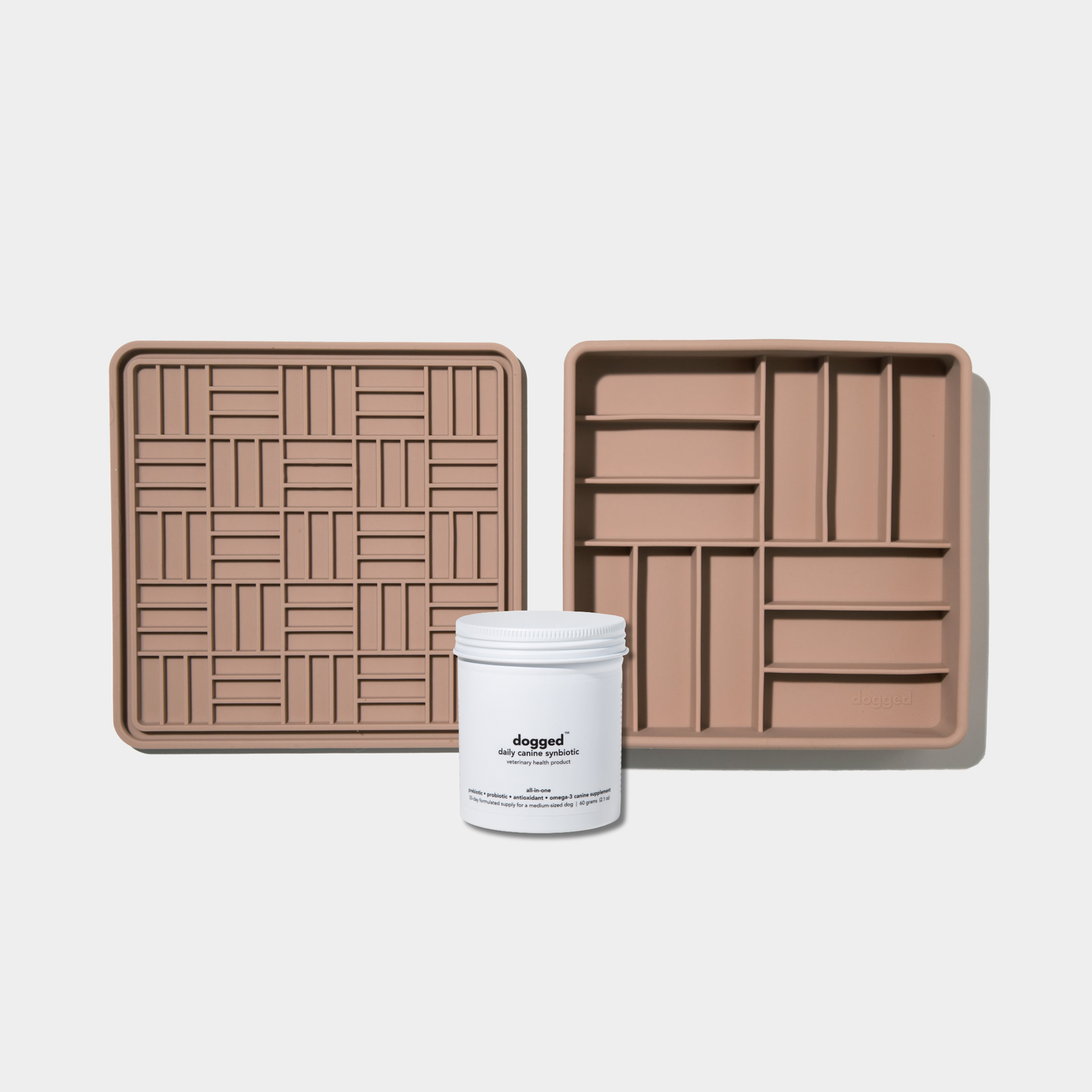 3-in-1 parquet slow feeder in fig & DCS bundle