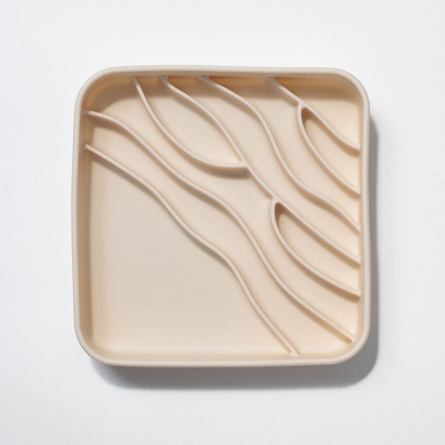 dogged - beach slow feeder bowl - buttercream