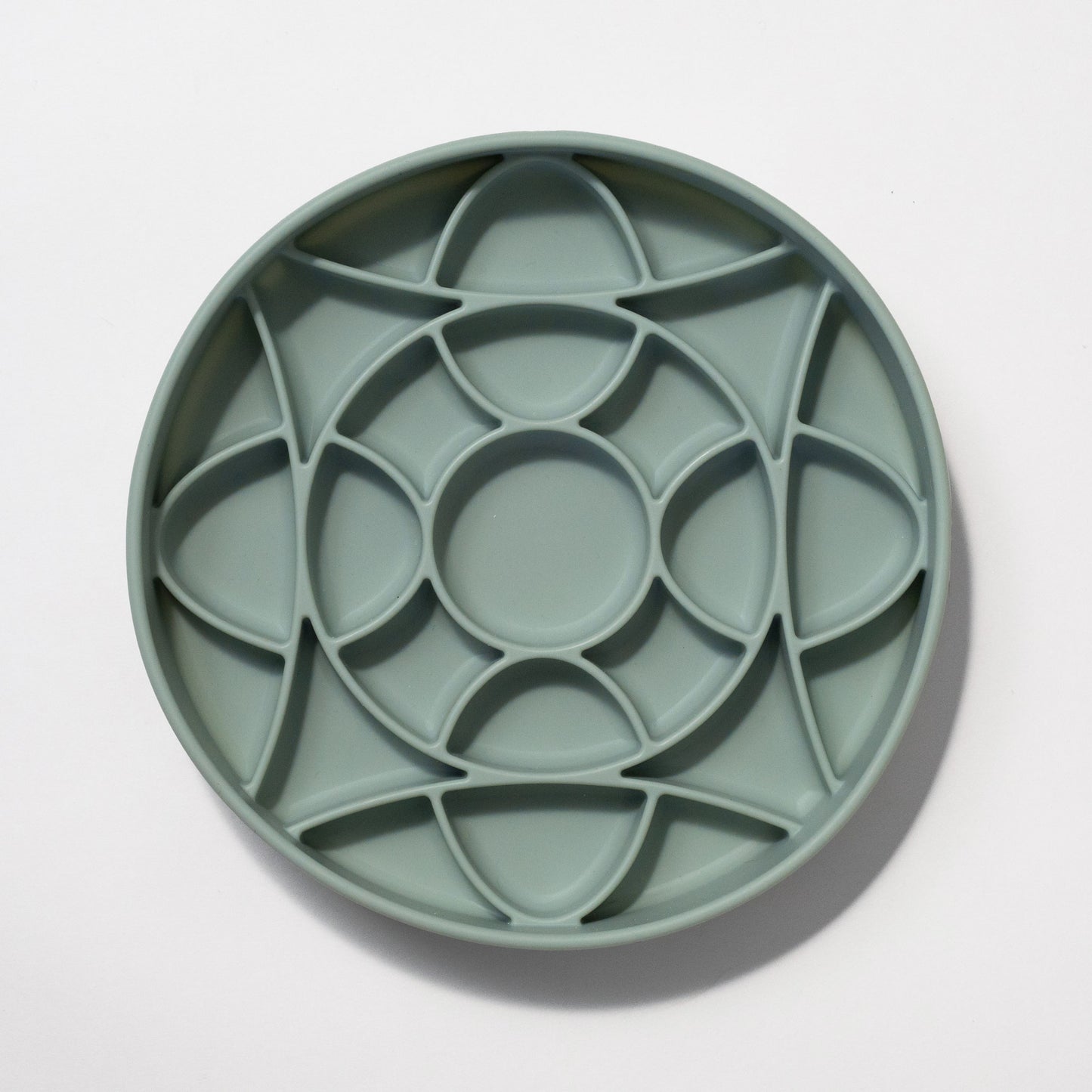 dogged - circulo slow feeder bowl - seafoam