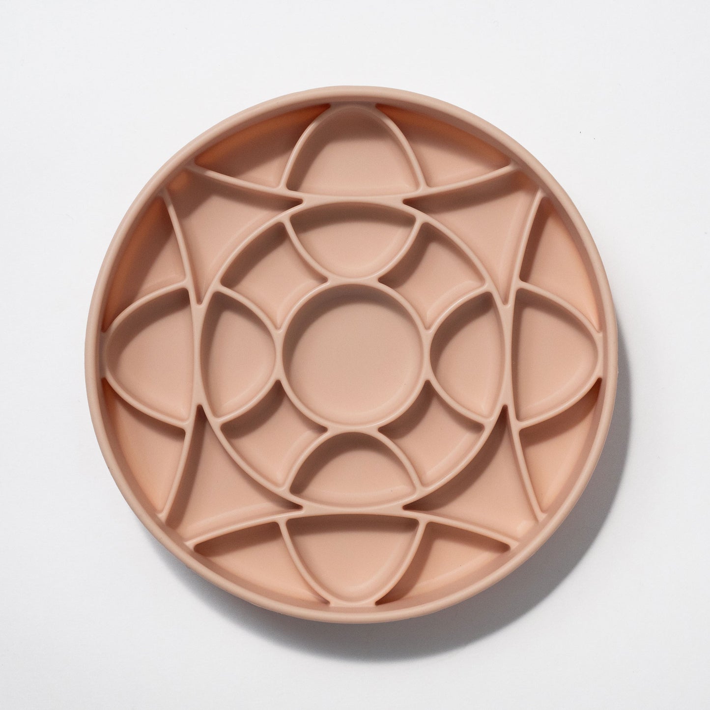 dogged - circulo slow feeder bowl - rose water