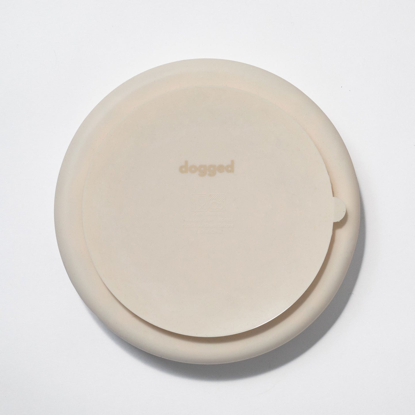 dogged - circulo slow feeder bowl - buttercream