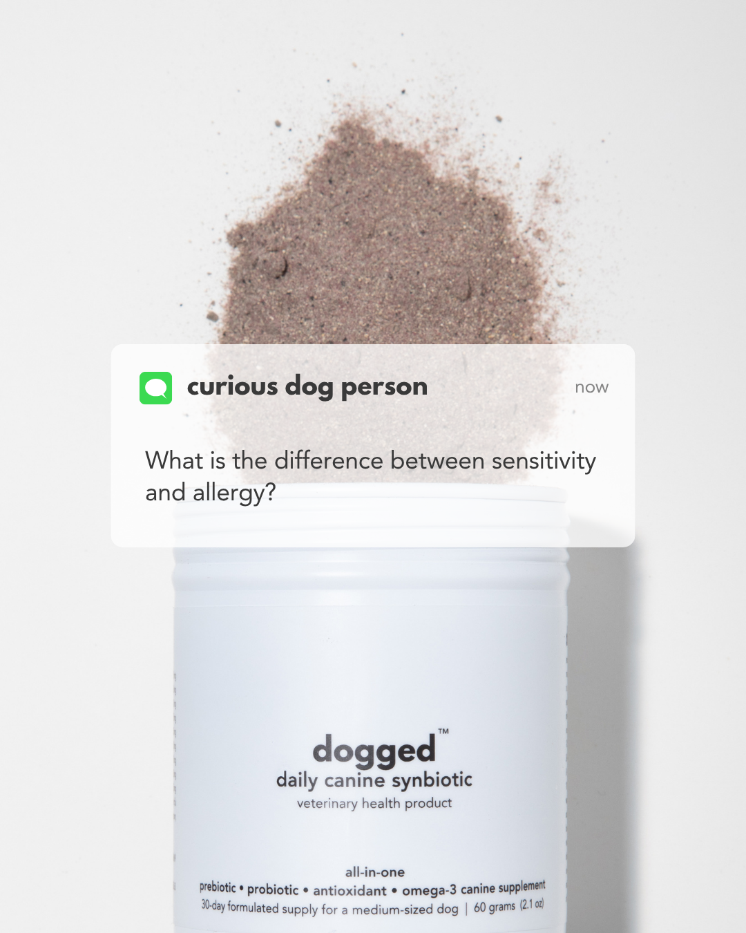 What I Learned About Food Sensitivities and Allergies in Dogs (and How Ruby Inspired the daily canine cynbiotic™)