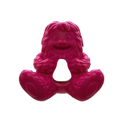 Yeti Dog Chew - Puff and Play Enrichment Dog Toy - Pink