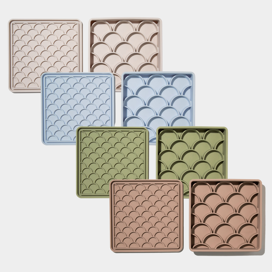 4-pack 3-in-1 fish scale slow feeder bundle