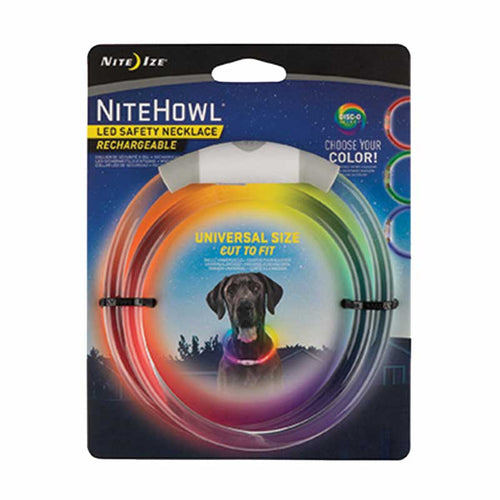 Nite Ize - Rechargeable Disco Dog Collar Necklace Light