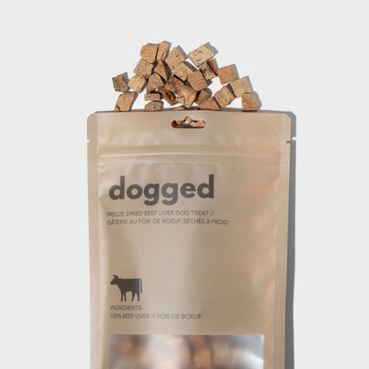 dogged - Freeze Dried Beef Liver Dog Treats