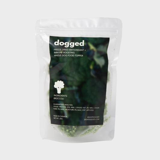 dogged - Freeze Dried Broccoli Topper (limited edition)