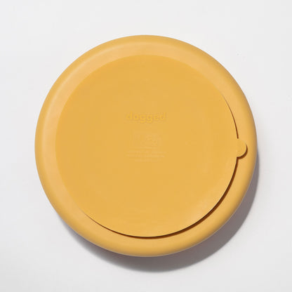 dogged - circulo slow feeder bowl - marigold (limited edition)