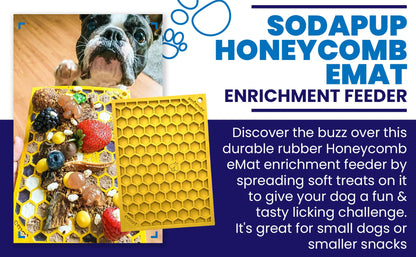 SodaPup - Honeycomb Enrichment Lick Mat