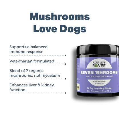 Four Leaf Rover - Seven 'Shrooms - Organic Mushroom Mix