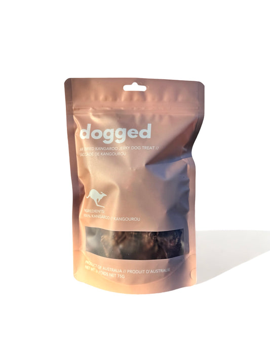 dogged - Air Dried Kangaroo Jerky Dog Treats