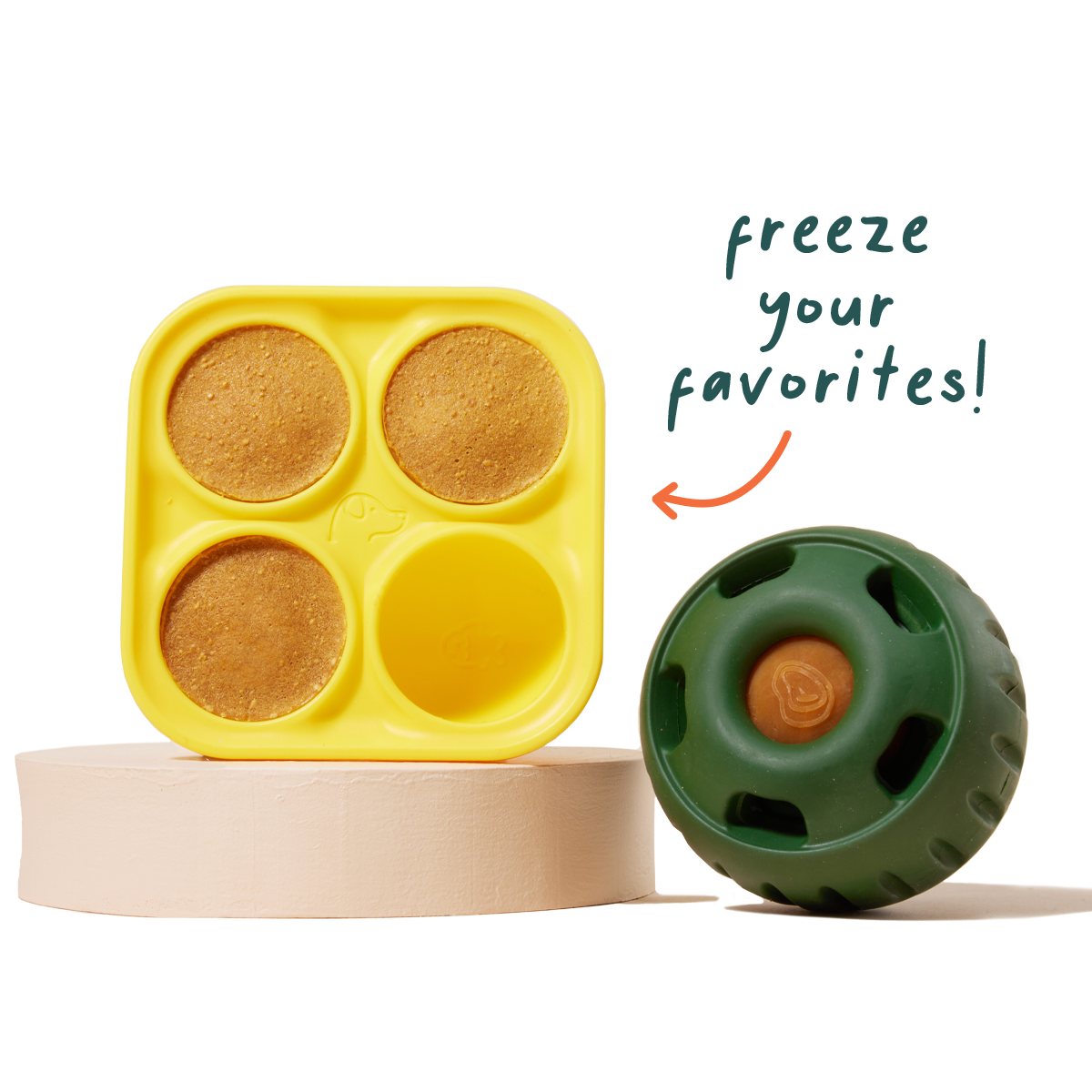 Woof - The Pupsicle Enrichment Dog Toy + Treat Mold