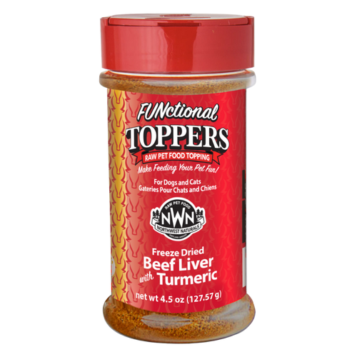 Northwest Naturals FUNctional Toppers - Freeze Dried Beef Liver with Turmeric