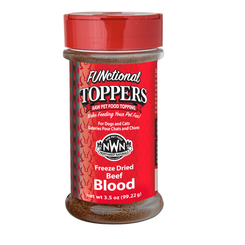 Northwest Naturals FUNctional Toppers - Freeze Dried Beef Blood
