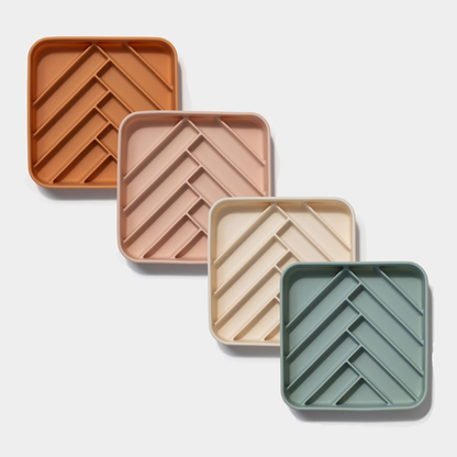 4-pack chevron slow feeder bundle