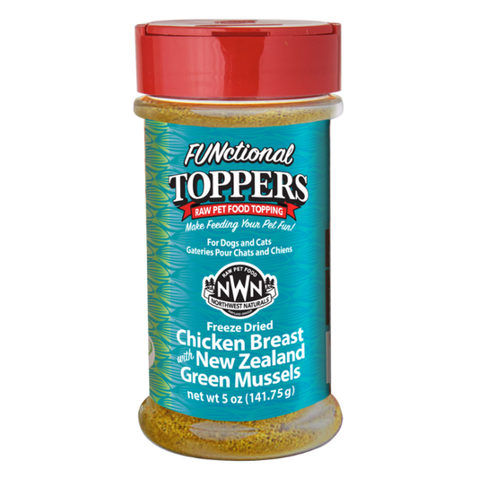 Northwest Naturals FUNctional Toppers - Freeze Dried Chicken Breast with Green Lipped Mussels