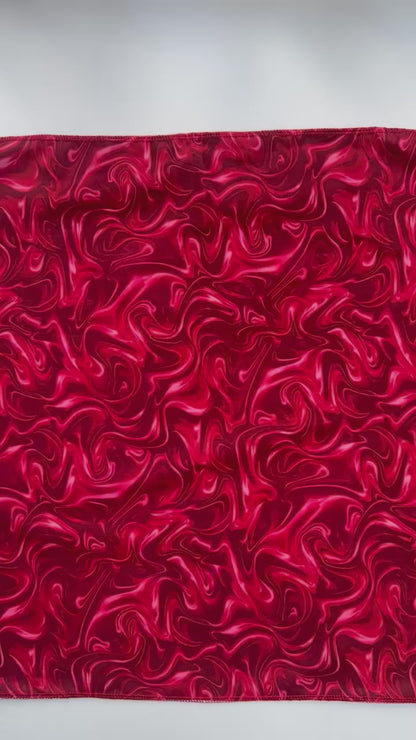 Reusable Gift Wrap - Red Swirl