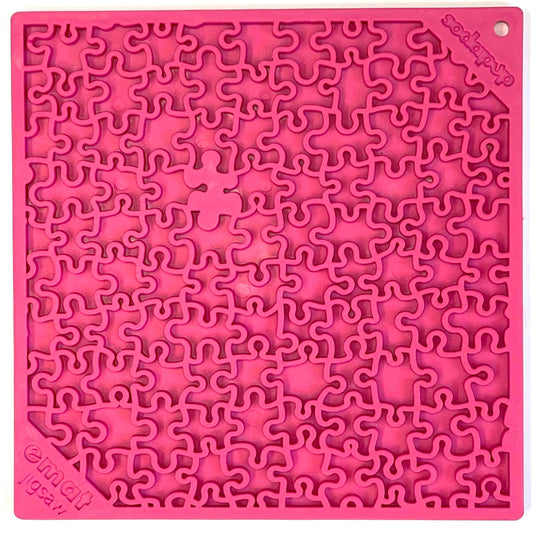 SodaPup - Jigsaw Puzzle Enrichment Lick Mat - Pink