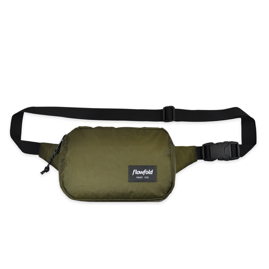 Flowfold - Explorer Treat Bag + Fanny Pack - Recycled Olive